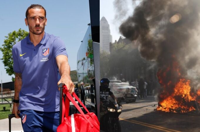 El Atlético, cercado por los disturbios