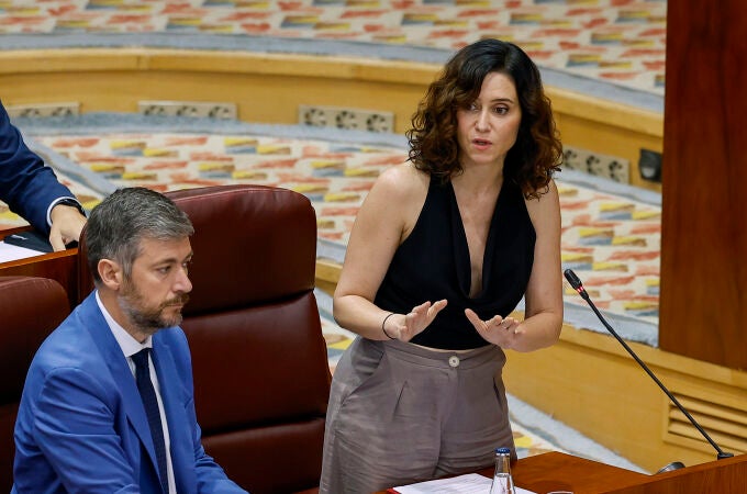 Ayuso en la Asamblea de Madrid.